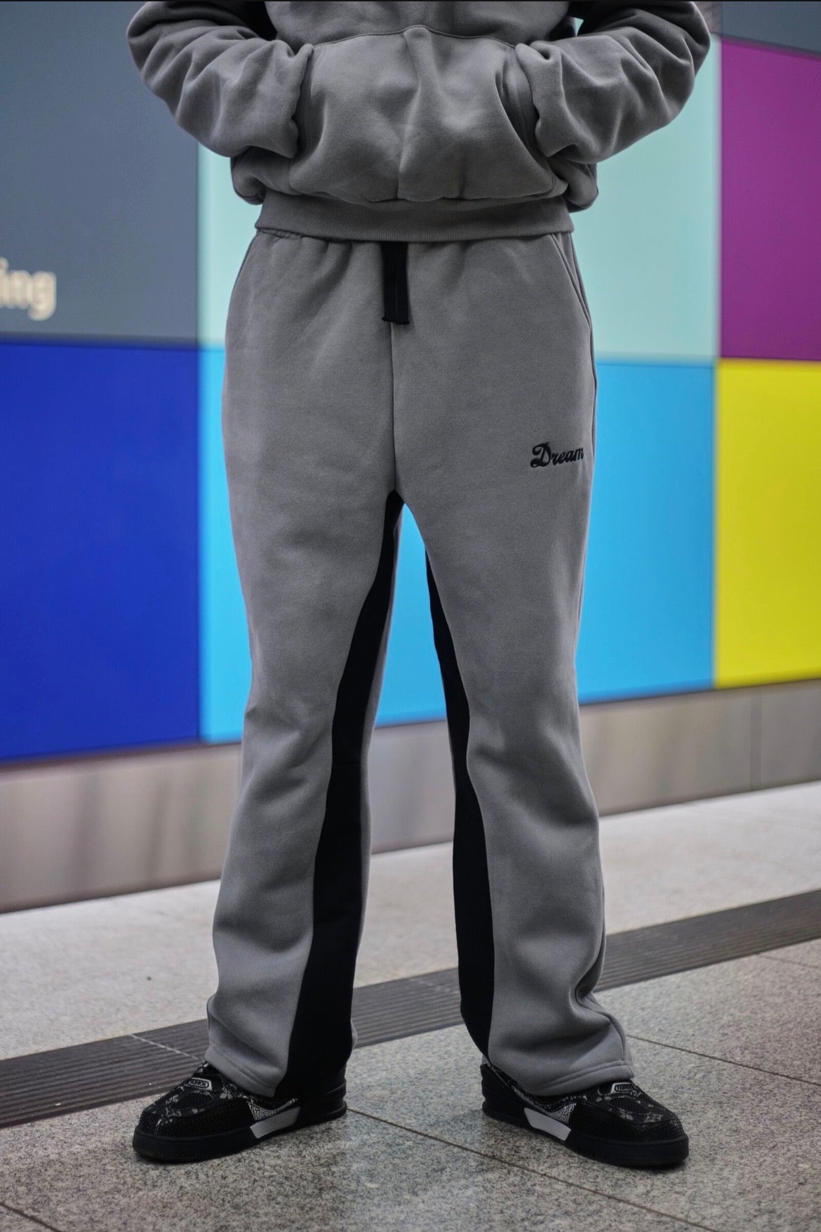 Slide Jogger"Grey/Black"
