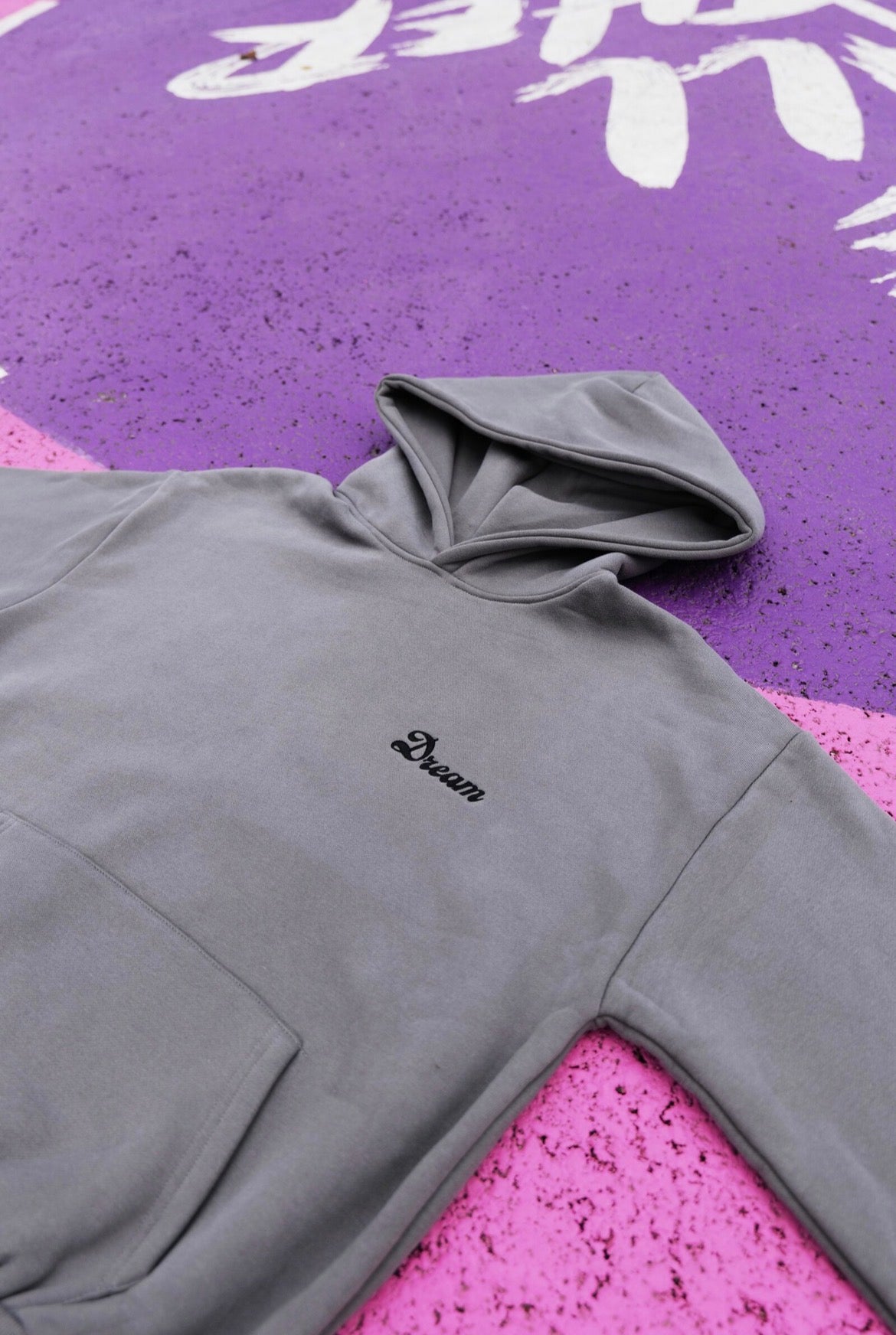 Slide Hoodie"Grey/Black"
